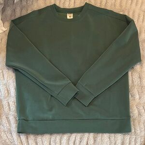 Women's Crewneck Sweatshirt in Deep Green
